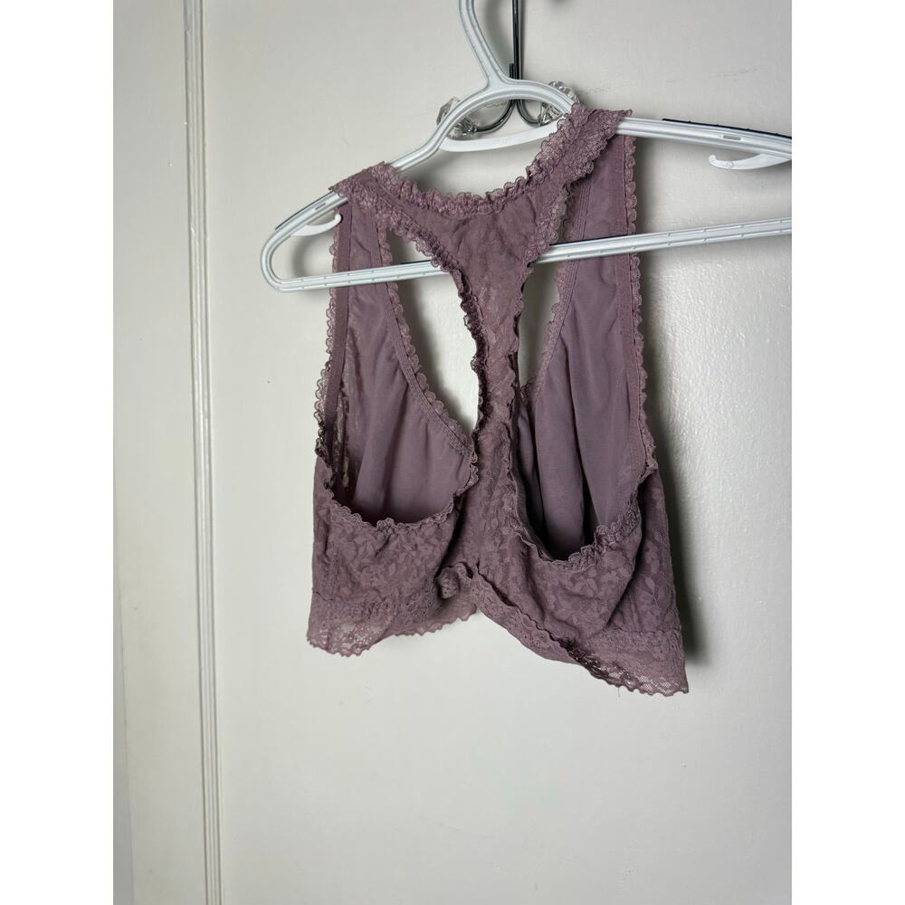 Thirdlove Bralette Women's Plus 3XL Purple Mauve Everyday Lace Racerback Girly - Picture 4 of 8
